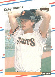 1988 Fleer Baseball Cards      080      Kelly Downs